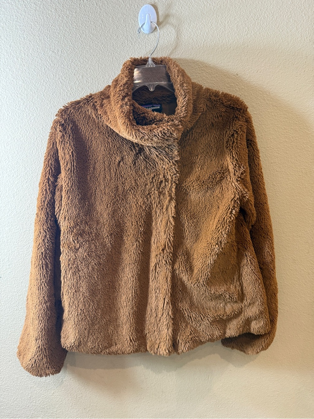 Patagonia Plush Teddy Jacket in Warm Brown